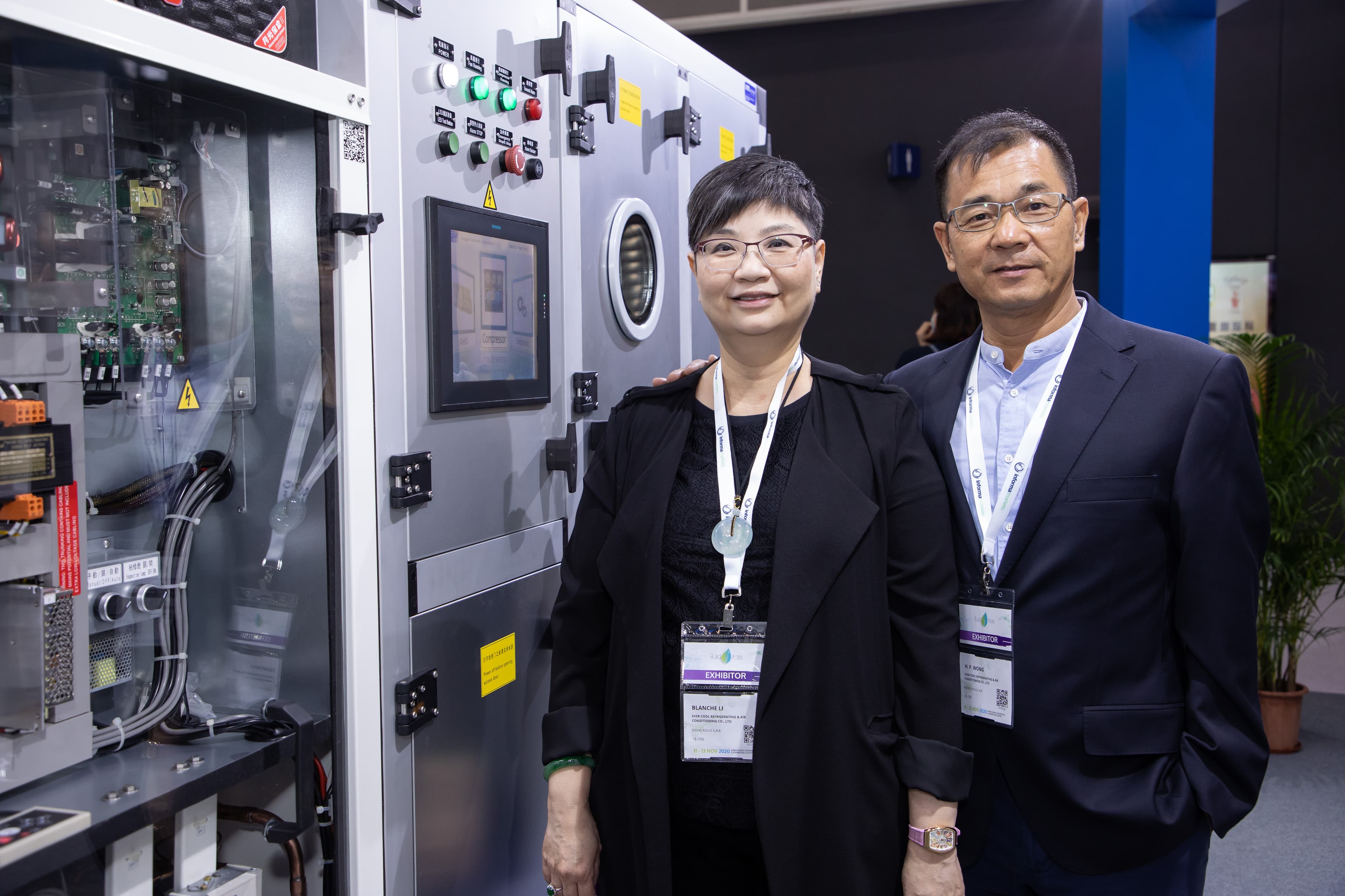 EverCool founders at Build4Asia exhibition